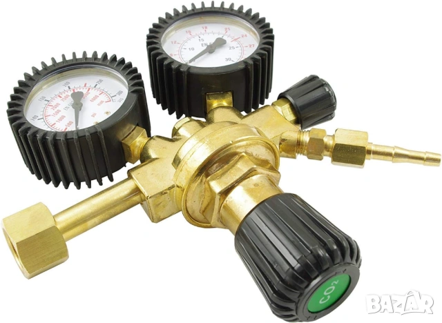 Редуцир Вентил IPOTOOLS за Аргон/CO2, MIG/MAG и TIG, 315 бара, 21.8 х 1/14 , снимка 2 - Резервни части за машини - 51005916