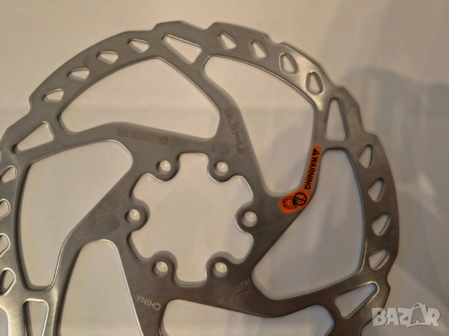 Ротор - Shimano SLX SM-RT66 160 мм (2 - бр ЧИСТО НОВИ), снимка 5 - Части за велосипеди - 54720176