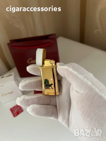 Cartier Panthère запалка – отлична, с кутия и документи, снимка 2 - Запалки - 54095131