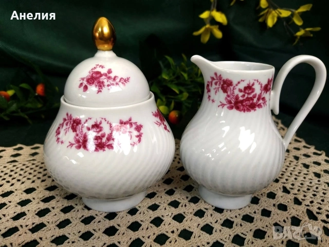 Edelstein Bavaria розови сетове за кафе, снимка 3 - Чаши - 54829553