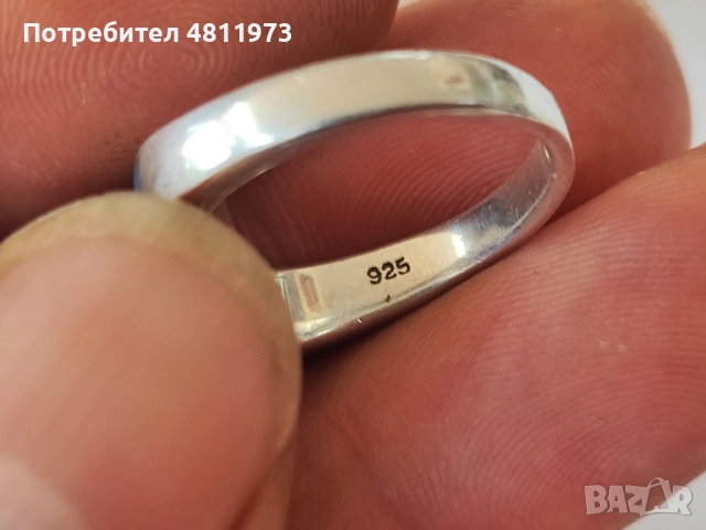 Сребърен пръстен 925, снимка 4 - Пръстени - 54452532