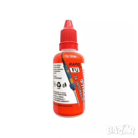 Флюс течен RAPID FU, 40ml – универсален флюс за запояване на мед и електроника