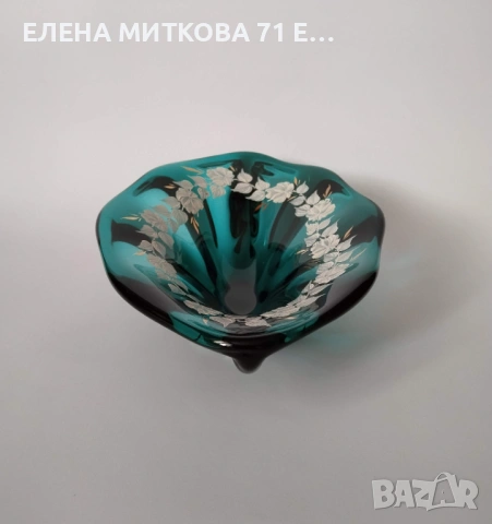 Масивна фруктиера от художествено стъкло, снимка 10 - Аксесоари за кухня - 54610730