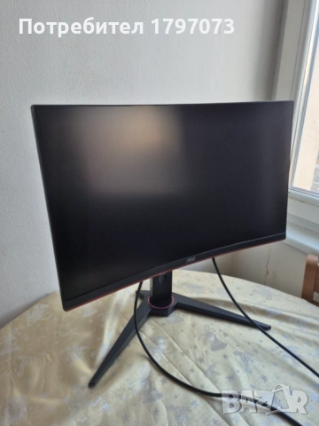Монитор AOC C24G1 1920x1080 Curved 1ms 144hz FreeSync , снимка 7 - Монитори - 54028249