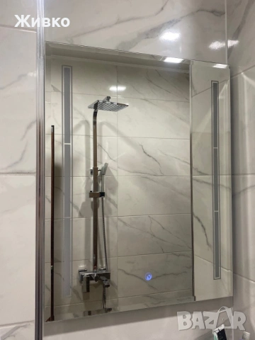 Огледало за баня с лед осветление , снимка 2 - Огледала - 54183204