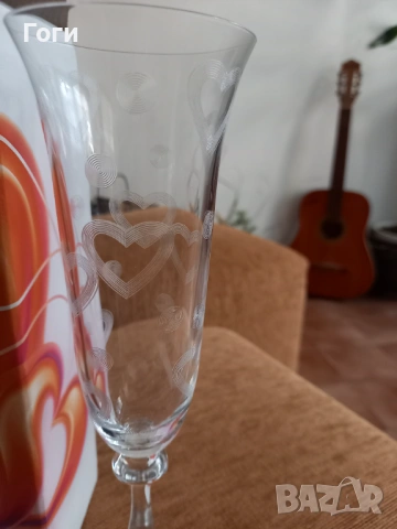 Сватбени чаши уникални нови 2 броя 