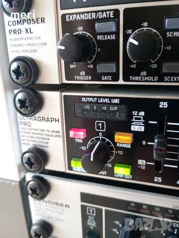 Продавам Behringer FBQ1502HD Ultragraph Pro – Професионален 2x15 Band Graphic EQ