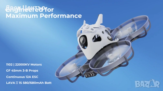 Дрон BetaFPV Meteor75 Pro P1 / HD без батерии, снимка 8 - Дронове и аксесоари - 55073040