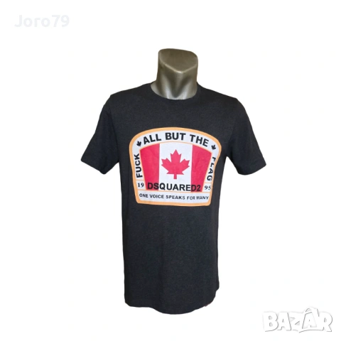 Нов Dsquared2 *uck All But The Flag Мъжка Тениска Ежедневна Спорт Раз.M