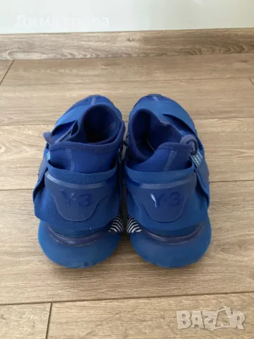 Мъжки маратонки Adidas Y-3 Qasa High Roundel Blue, снимка 4 - Маратонки - 55424261