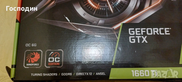 Gigabyte GeForce GTX 1660 OC 6G, снимка 6 - Видеокарти - 54783392