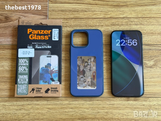 iPhone 16 Pro Max 256GB Black Titanium/Гаранция/Батерия 100%