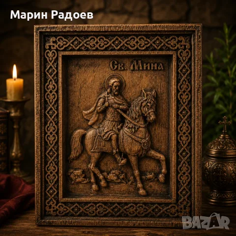 Дърворезба Икони, снимка 2 - Икони - 55394245
