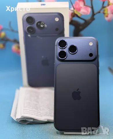 ГАРАНЦИОНЕН!!! APPLE iPhone 17 Pro Max, 256GB, 5G, Deep Blue, снимка 4 - Apple iPhone - 55537820