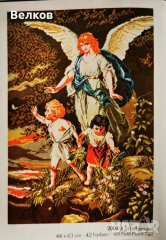 Оригинални модели (схеми) на гоблени стария Вилер (Wiehler) с оригинални конци-мостри(MEZ и SCHURER), снимка 10 - Гоблени - 54662989