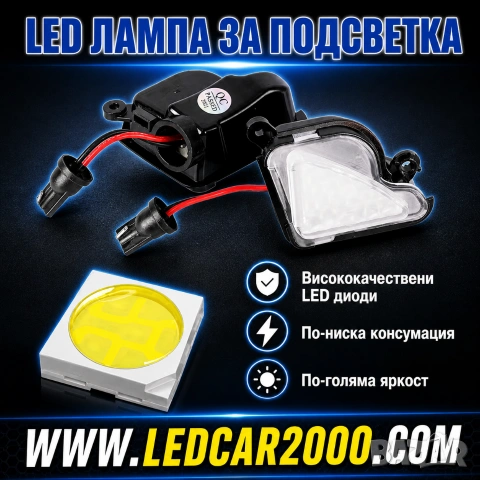 LED плафони в огледала Skoda , снимка 5 - Аксесоари и консумативи - 39675146