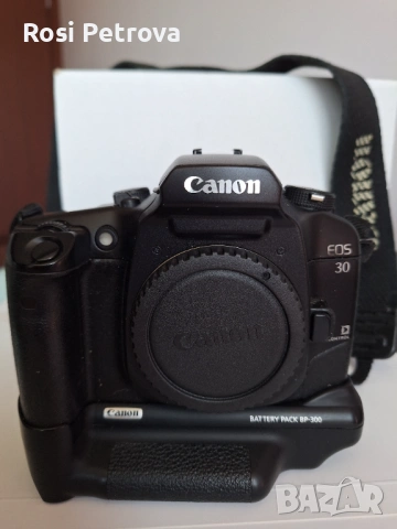 Лентов фотоапарат CANON EOS30, снимка 4 - Фотоапарати - 54333179