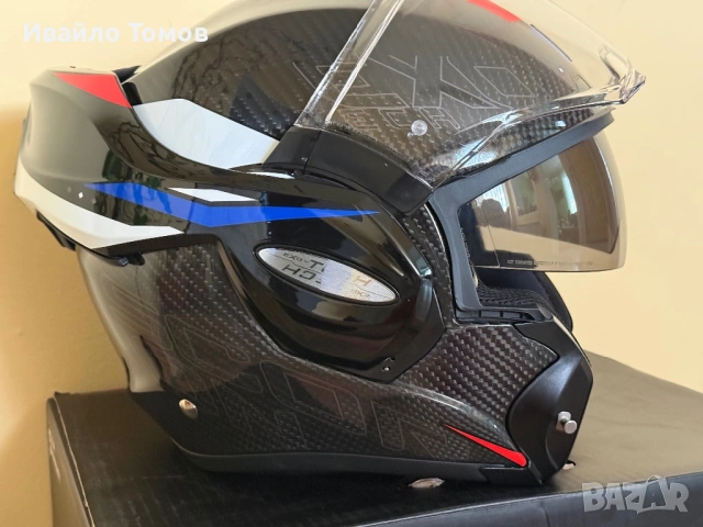 Мото каска Scorpion echo tech carbon, снимка 4 - Аксесоари и консумативи - 54293988