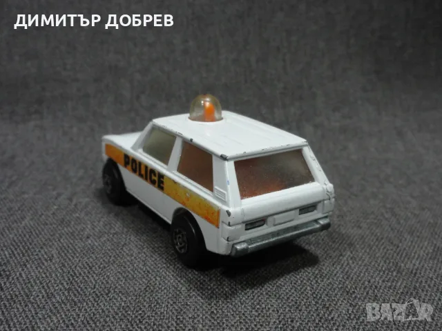 СТАРА РЕТРО МЕТАЛНА КОЛИЧКА MATCHBOX ENGLAND POLICE PATROL , снимка 3 - Колекции - 55428382