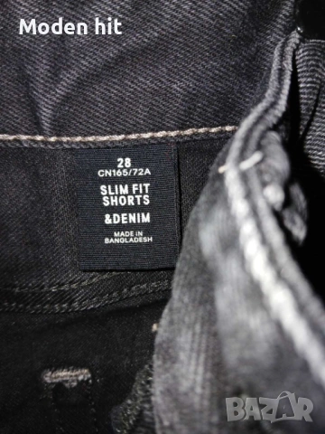 Нови! H&M DENIM дънкови къси панталони за момче размер 165 см., снимка 8 - Детски къси панталони - 54386284