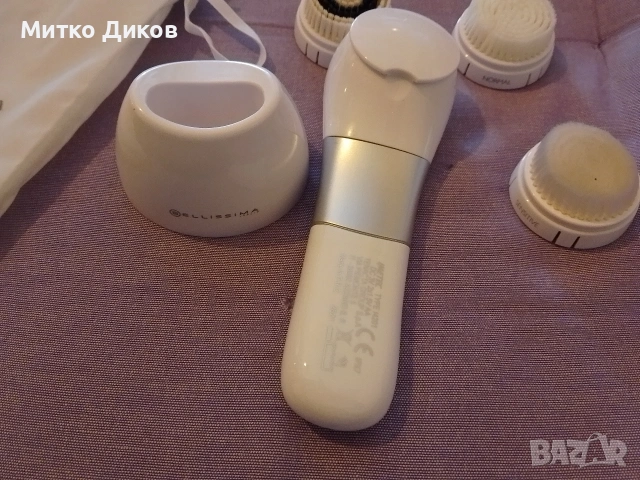 Четка за почистване на кожата Imetec Bellissima 4 аксесоара Водоустойчива Бяла, снимка 7 - Други - 54606465