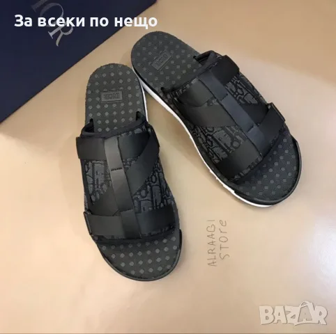 CD Slide Black Мъжки Черни Чехли Код ch103, снимка 3 - Мъжки чехли - 55663301
