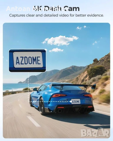 Видеорегистратор AZDOME GS63H 4K WiFi GPS, снимка 3 - Аксесоари и консумативи - 54827733