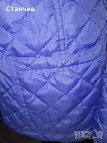 Дамско капитонирано яке Cotton Traders – Размер 12 (M/L) – Красиво синьо, снимка 2 - Якета - 54962475