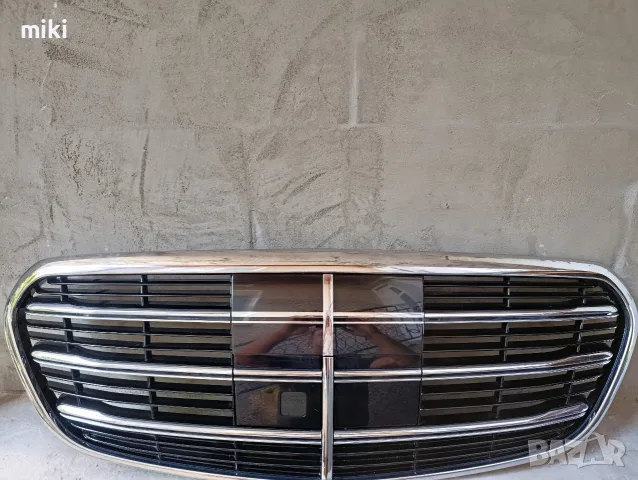 Предна централна решетка за Mercedes Benz W223 S -Class (2020-2026), снимка 2 - Части - 55345028