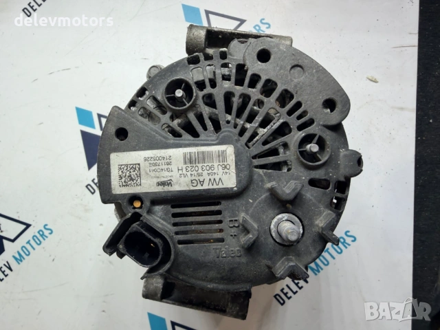 06J903023H 14V 140A Valeo алтернатор Динамо от Vw Golf R 4motion 2018г, двигател CJX 2.0 TFSI 300 кс, снимка 4 - Части - 54221440