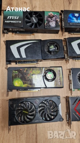 8 редки графични карти NVIDIA (GTX 295, 470, 9800 GT и други) – НЕРАБОТЕЩИ, снимка 8 - Видеокарти - 54218749