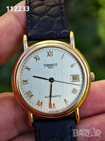Tissot Carson Automatic 35.5 mm 18K Yellow Gold, снимка 14 - Мъжки - 54683959