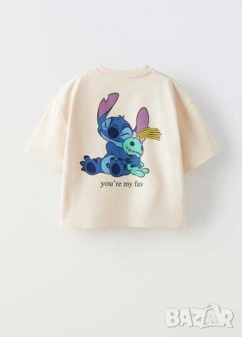 Детска тениска на Stitch на Zara за 13-14 годишни.