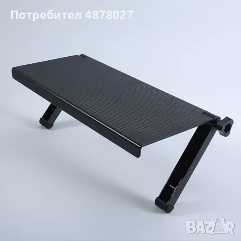 Практична сгъваема поставка за рутер, дистанцианно или ТВ приемник/ Материал - ABS пластмаса; Цвят -, снимка 6 - Приемници и антени - 55494553