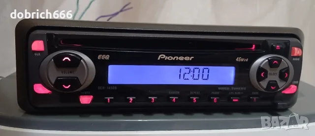 CD Pioneer DEH-1450B радио за кола диск 4x45W 8 евро, снимка 2 - Аксесоари и консумативи - 55335425