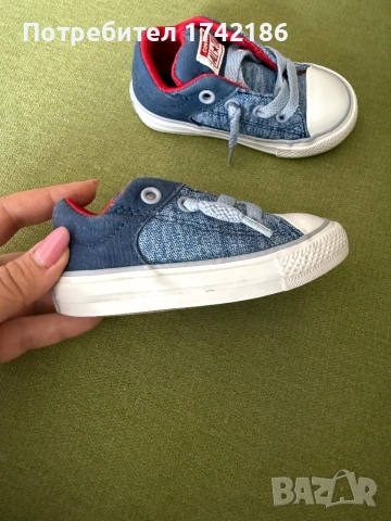 Бебешки/ детски кецове Converse 21 номер, снимка 3 - Детски гуменки - 54846797