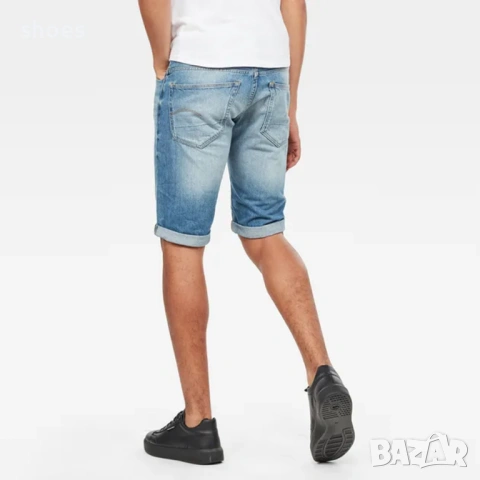 G-Star Raw 3301 Оригинални къси дънки, снимка 2 - Дънки - 54583280