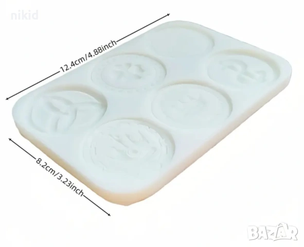 Bitcoin Биткойн Mora coin паричка монета долар корона детелина силиконов молд форма фондан , снимка 3 - Форми - 54011004