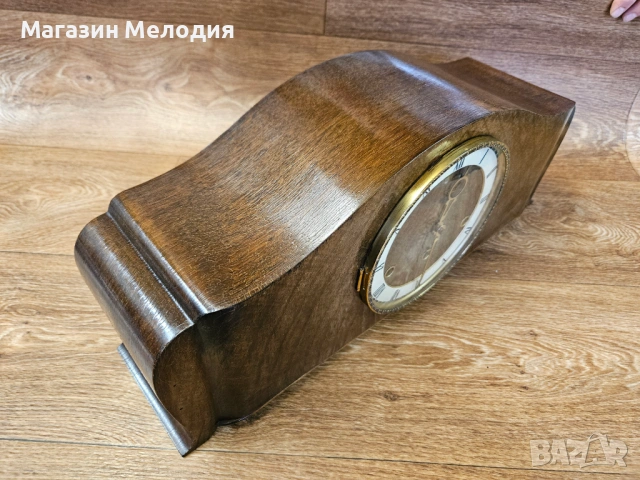 Немски механичен каминен часовник Anker (След Пълна Профилактика) + Ключ, снимка 11 - Други - 54759351