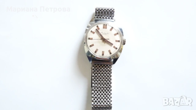 Руски ръчен механичен мъжки часовник "РАКЕТА" с метална каишка