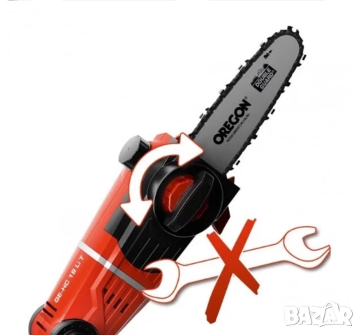 Акумулаторен телескопичен мултифункционален инструмент 2 в 1 Einhell GE-HC 18 Li T, 18 V, Solo Power, снимка 3 - Градинска техника - 55022453