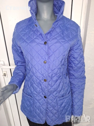Дамско капитонирано яке Cotton Traders – Размер 12 (M/L) – Красиво синьо