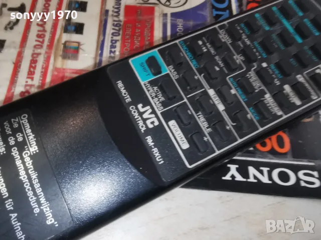 JVC RM-RXU1 AUDIO REMOTE-ВНОС SWISS 1707261903М, снимка 2 - Ресийвъри, усилватели, смесителни пултове - 55326472
