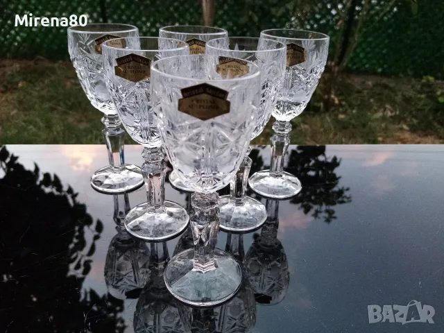 Кристален сервиз за ракия/ликьор НОВ - Югославия !, снимка 2 - Сервизи - 55546869