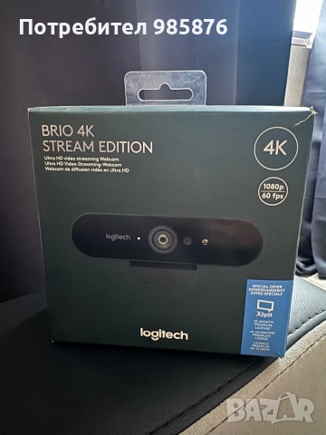 Webcam Logitech Brio 4k, снимка 3 - Камери - 49894776