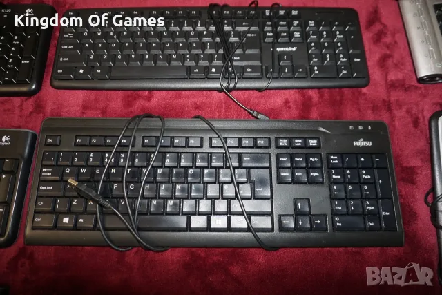 13 Клавиатури Logitech K120/Dell/Fujitsu KB410K/Gembird/Genius/A4Tech за Настолен Компютър , снимка 9 - Клавиатури и мишки - 55501007