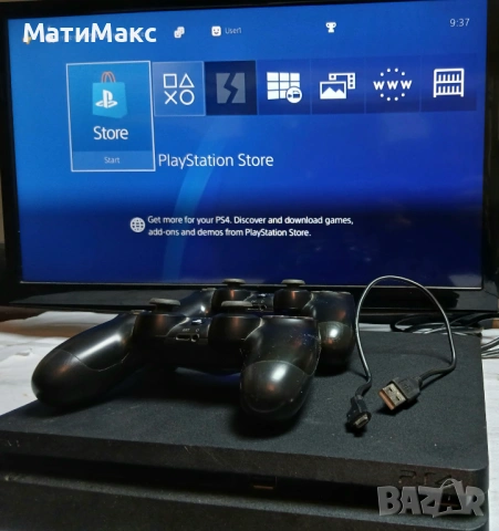Playstation 4 + 2 контролера