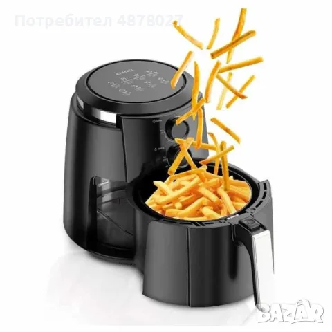 ФРИТЮРНИК С ГОРЕЩ ВЪЗДУХ /Air Fryer, снимка 2 - Фритюрници - 55502042
