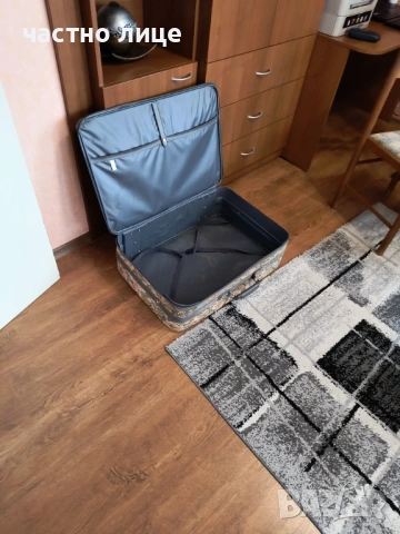 куфар от еко кожа и текстил за 10 евро, снимка 5 - Куфари - 54062492