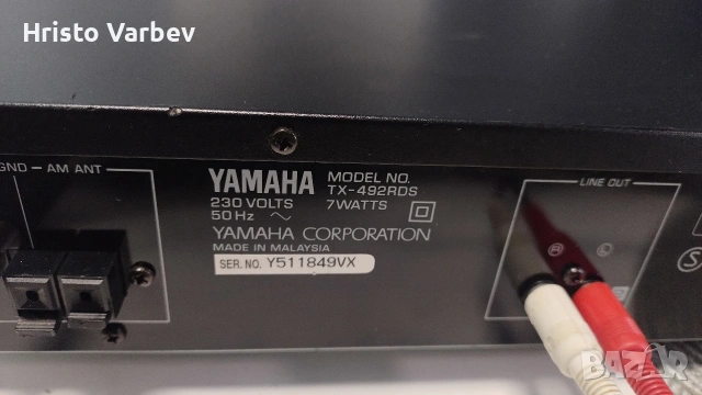 Yamaha TX-492 RDS, снимка 7 - Радиокасетофони, транзистори - 54753866
